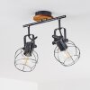 Sundsvall Ceiling Light Dark wood, black, 2-light sources