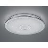 Trio OSAKA ceiling light LED chrome, 1-light source, Remote control