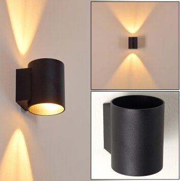 Wall Light Letsbo black, 1-light source