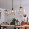 MINHE Pendant Light Oxidised Silver, 3-light sources