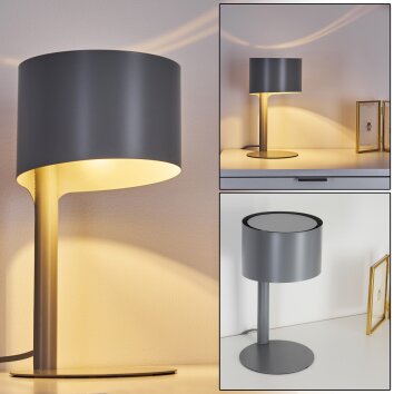 LAUNCESTON Table lamp grey, 1-light source
