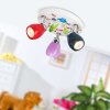 Brilliant Birds round spotlight colourful, 3-light sources
