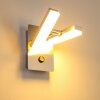 Sakami wall light LED matt nickel, 2-light sources