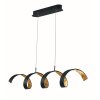 Lutec HELIX Pendant Light gold, black, 4-light sources