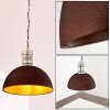 KINZUA Pendant Light rust-coloured, 1-light source