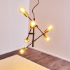 Coppet Pendant Light black-gold, 6-light sources