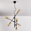 Coppet Pendant Light black-gold, 6-light sources
