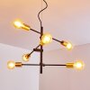 Coppet Pendant Light black-gold, 6-light sources