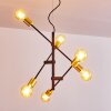 Coppet Pendant Light black-gold, 6-light sources