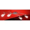 Globo FLORITA spotlight chrome, matt nickel, 4-light sources