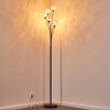 KITEE floor lamp brown, rust-coloured, 6-light sources