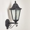 Lignac Outdoor Wall Light black, silver, 1-light source