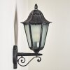 Lignac Outdoor Wall Light black, silver, 1-light source