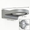 BANDHOLM Outdoor Wall Light LED grey, 1-light source