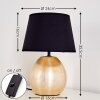 Stampa Table Lamp gold, 1-light source