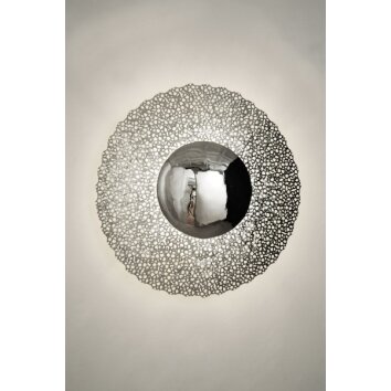 Holländer UTOPISTICO CIRCA wall light silver, 2-light sources