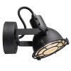 Brilliant JESPER wall spotlight LED black, 1-light source