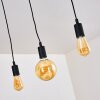 HALLABRO Pendant Light black, 3-light sources