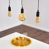 HALLABRO Pendant Light black, 3-light sources