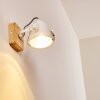 Wall Light Coruna Light wood, white, 1-light source