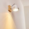 Wall Light Coruna Light wood, white, 1-light source