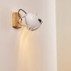 Wall Light Coruna Light wood, white, 1-light source