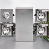 Abilene outdoor socket Stainless steel color