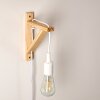 WIEDAU Wall Light Light wood, white, 1-light source