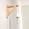 WIEDAU Wall Light Light wood, white, 1-light source