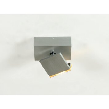 Bopp Elle ceiling spotlight LED aluminium, 1-light source