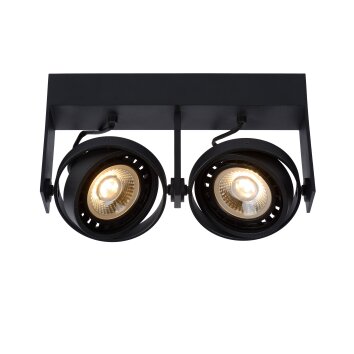 Lucide GRIFFON Ceiling Spotlight black, 2-light sources