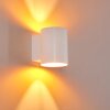 Letsbo Wall Light gold, white, 1-light source