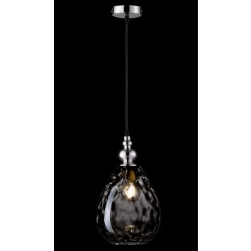 Honsel Uller Pendant Light black, 1-light source
