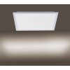 Leuchten Direkt FLAT Ceiling Light LED silver, 1-light source, Remote control