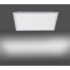 Leuchten Direkt FLAT Ceiling Light LED silver, 1-light source, Remote control