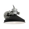 Steinhauer ZAPPA Wall Light black, 1-light source