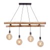 Leuchten-Direkt EDGAR Pendant Light black, 4-light sources