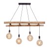 Leuchten-Direkt EDGAR Pendant Light black, 4-light sources