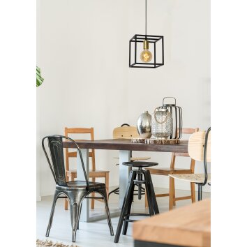 Pendant Light Lucide RUBEN black, 1-light source