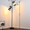 Mavas Floor Lamp black, 2-light sources