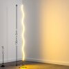 Dillon floor lamp LED matt nickel, 1-light source