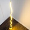 Dillon floor lamp LED matt nickel, 1-light source