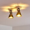 Berkeley Ceiling Light gold, white, 2-light sources