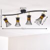 Ayen Ceiling Light black-gold, 4-light sources