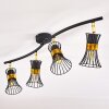 Ayen Ceiling Light black-gold, 4-light sources