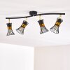 Ayen Ceiling Light black-gold, 4-light sources