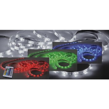 Paul Neuhaus TEANIA light strips LED colourful, 1-light source, Remote control, Colour changer