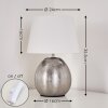 Stampa Table Lamp silver, 1-light source