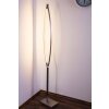 Santa Marta floor lamp LED chrome, matt nickel, 1-light source