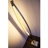 Santa Marta floor lamp LED chrome, matt nickel, 1-light source